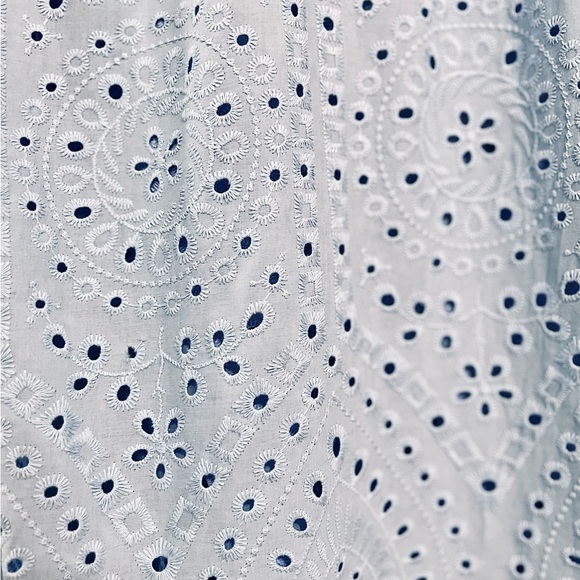 NWT H&M Powder Light Blue Tunic Dress w/ Eyelet Embroidery SOLD OUT ONLINE - Picture 8 of 16